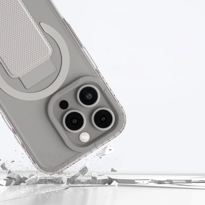 iPhone 16 Pro Kılıf M-safe Şarj Özellikli Standlı Amazingthing Titan Pro Plus Kapak