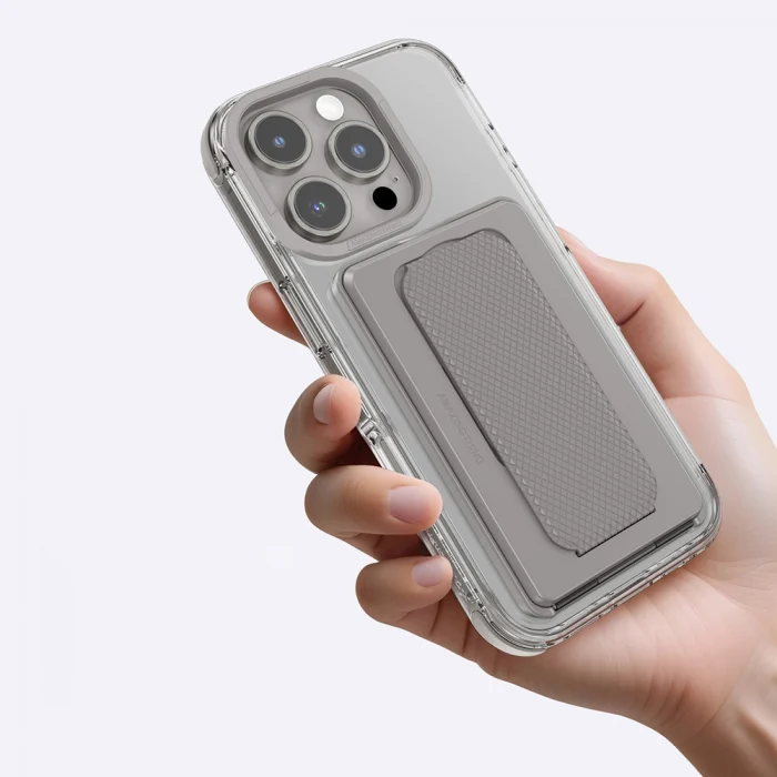 iPhone 16 Pro Kılıf M-safe Şarj Özellikli Standlı Set Amazingthing Omni Adventure Serisi Kapak