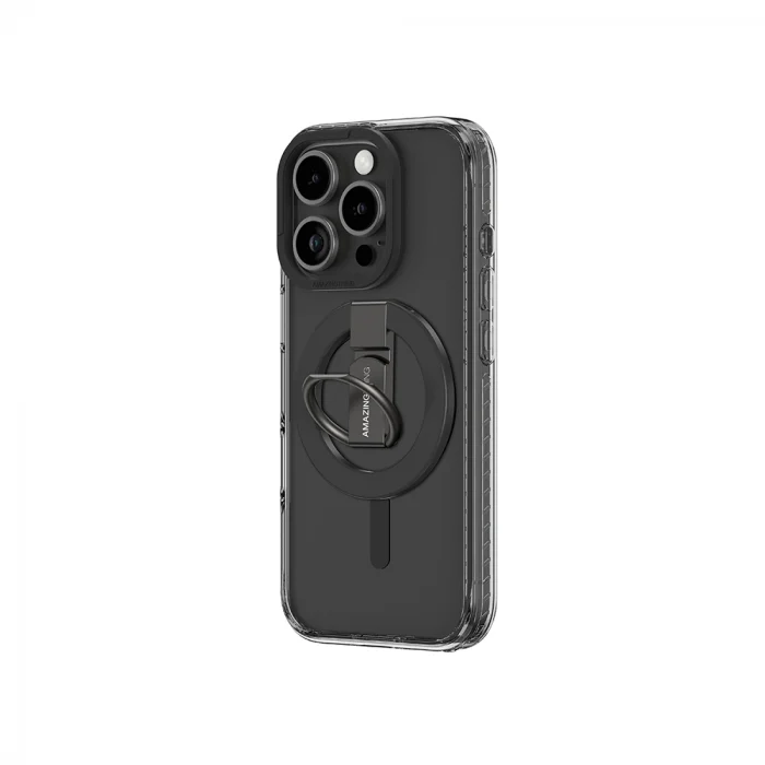 iPhone 16 Pro Kılıf M-safe Şarj Özellikli Yüzük Standlı Amazingthing Titan Pro Serisi Kapak