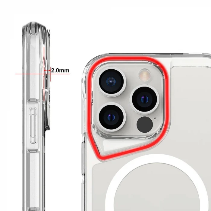 iPhone 16 Pro Kılıf M-safe Şarj Özellikli T-Max M-safe Kapak