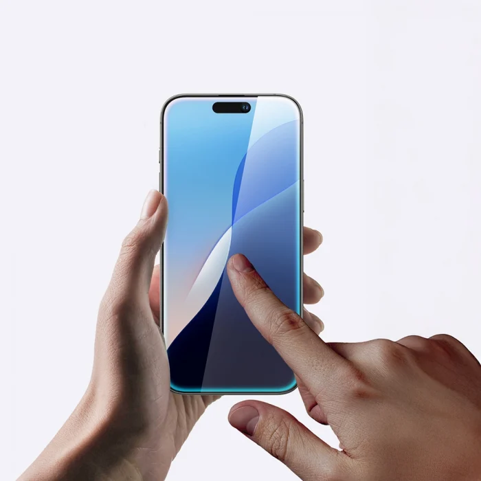 iPhone 16 Pro Max Amazingthing Radix Parmak İzi Bırakmayan Temperli Cam Ekran Koruyucu