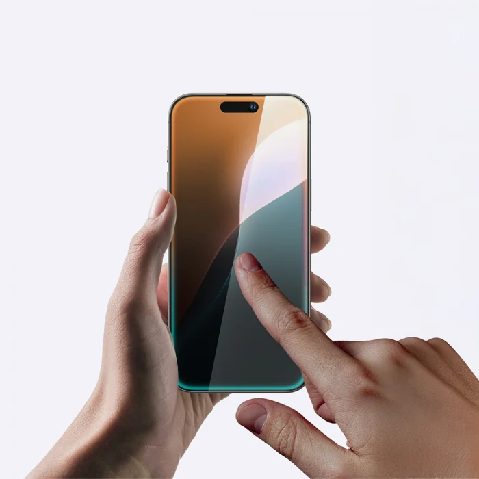 iPhone 16 Pro Max Amazingthing Titan Max Parmak İzi Bırakmayan Temperli Cam Ekran Koruyucu