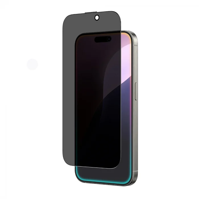 iPhone 16 Pro Max Amazingthing Titan Privacy Parmak İzi Bırakmayan Temperli Cam Ekran Koruyucu