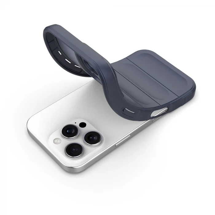 iPhone 16 Pro Max Kılıf Esnek TPU Oyuklu Arka Yüzey Tasarımlı Etnik Silikon Kapak