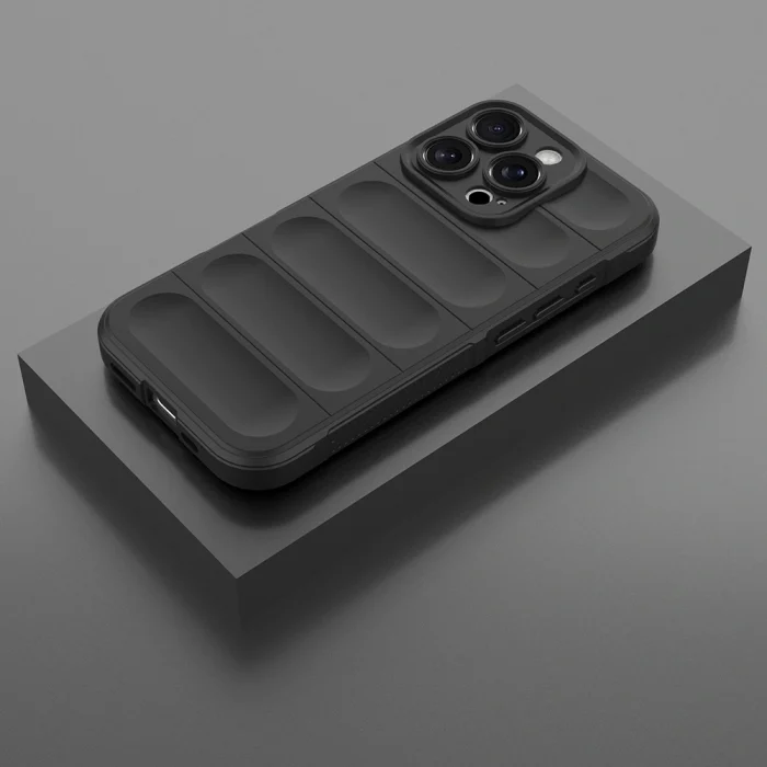 iPhone 16 Pro Max Kılıf Esnek TPU Oyuklu Arka Yüzey Tasarımlı Etnik Silikon Kapak