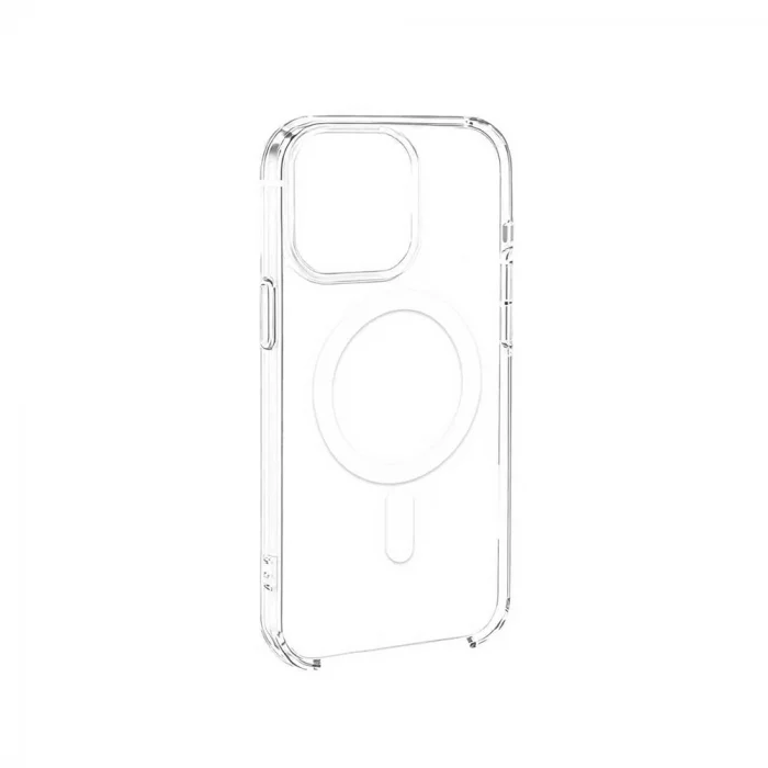 iPhone 16 Pro Max Kılıf IC Çipli Wireless Şarj Özellikli Şeffaf Orjin Kapak