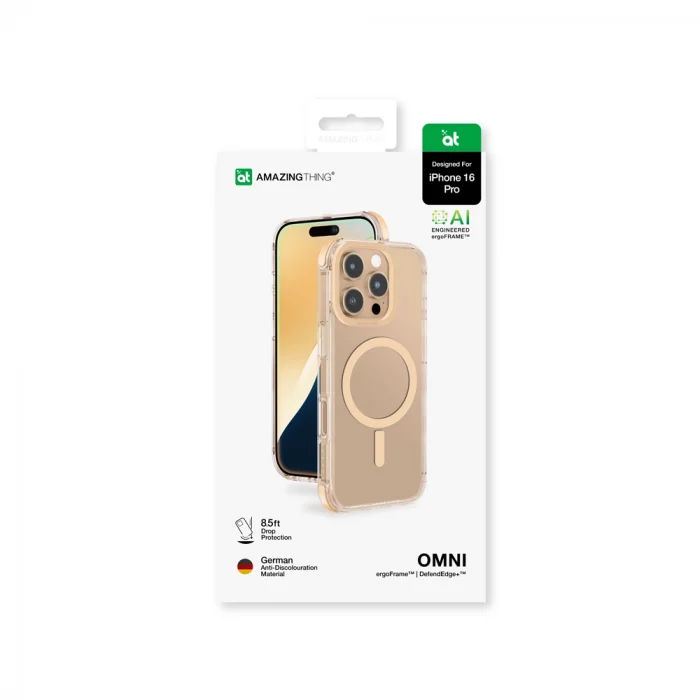 iPhone 16 Pro Max Kılıf M-safe Şarj Özellikli Amazingthing Omni Serisi Kapak