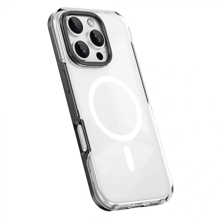 iPhone 16 Pro Max Kılıf M-safe Şarj Özellikli Çıkarılabilir Arka Yüzeyli Polar Kapak