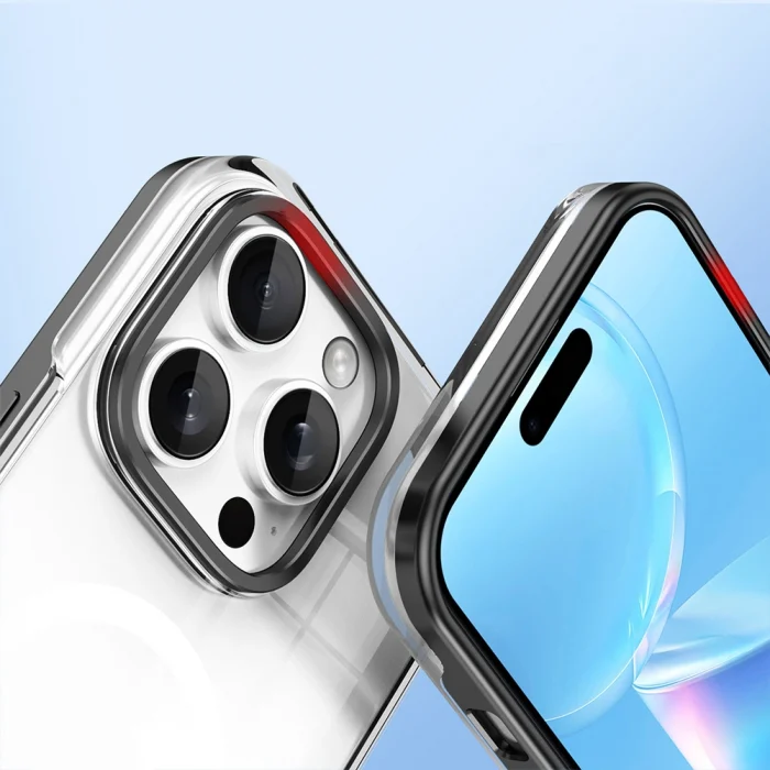 iPhone 16 Pro Max Kılıf M-safe Şarj Özellikli Çıkarılabilir Arka Yüzeyli Polar Kapak