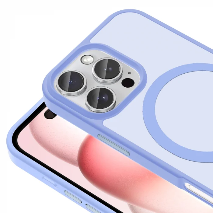 iPhone 16 Pro Max Kılıf M-safe Şarj Özellikli Mat Arka Yüzey Sio Kapak