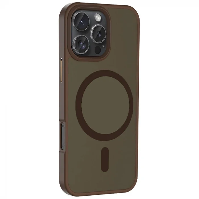 iPhone 16 Pro Max Kılıf M-safe Şarj Özellikli Mat Arka Yüzey Sio Kapak