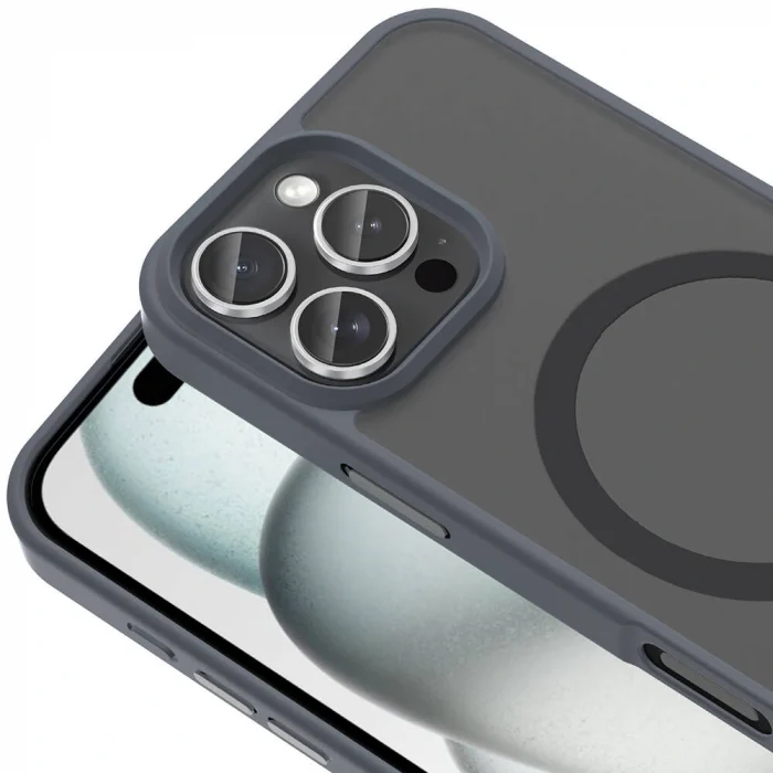 iPhone 16 Pro Max Kılıf M-safe Şarj Özellikli Mat Arka Yüzey Sio Kapak