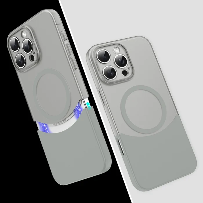 iPhone 16 Pro Max Kılıf M-Safe Şarj Özellikli Mıknatıslı Duble Kapak