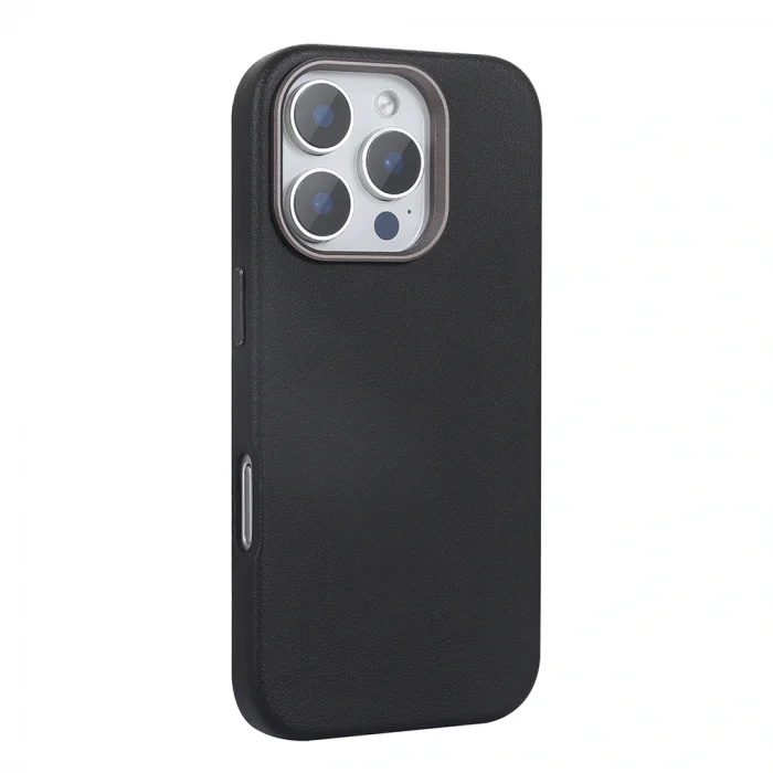 iPhone 16 Pro Max Kılıf M-safe Şarj Özellikli PU Deri Adora Kapak