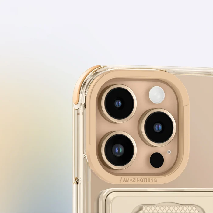 Apple iPhone 16 Pro Max Kılıf M-safe Şarj Özellikli Standlı Set Amazingthing Omni Adventure Serisi Kapak