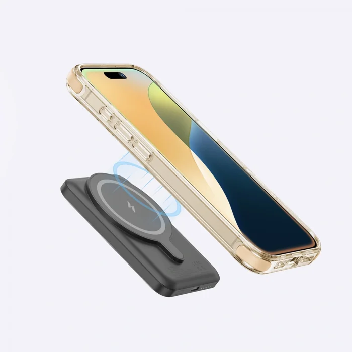 Apple iPhone 16 Pro Max Kılıf M-safe Şarj Özellikli Standlı Set Amazingthing Omni Adventure Serisi Kapak