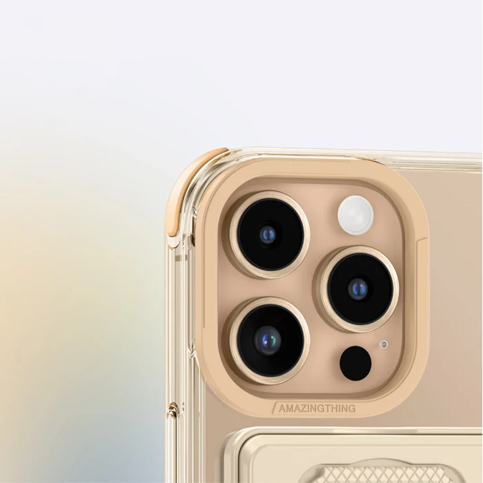 iPhone 16 Pro Max Kılıf M-safe Şarj Özellikli Standlı Set Amazingthing Omni Adventure Serisi Kapak