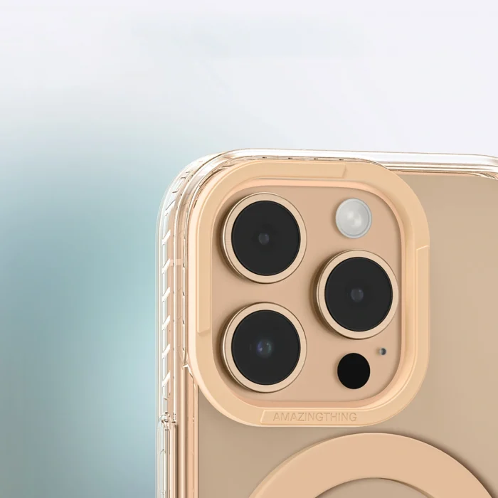 Apple iPhone 16 Pro Max Kılıf M-safe Şarj Özellikli Yüzük Standlı Amazingthing Titan Pro Serisi Kapak