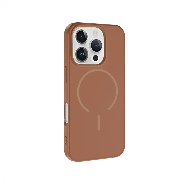 Apple iPhone 16 Pro Max Kılıf M-safe Şarj Özellikli Zore Meta Kapak