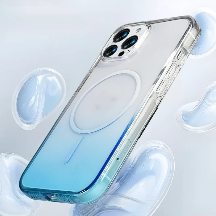 iPhone 16 Pro Max Kılıf M-Safe Şarj Özellikli Septik Silikon Kapak