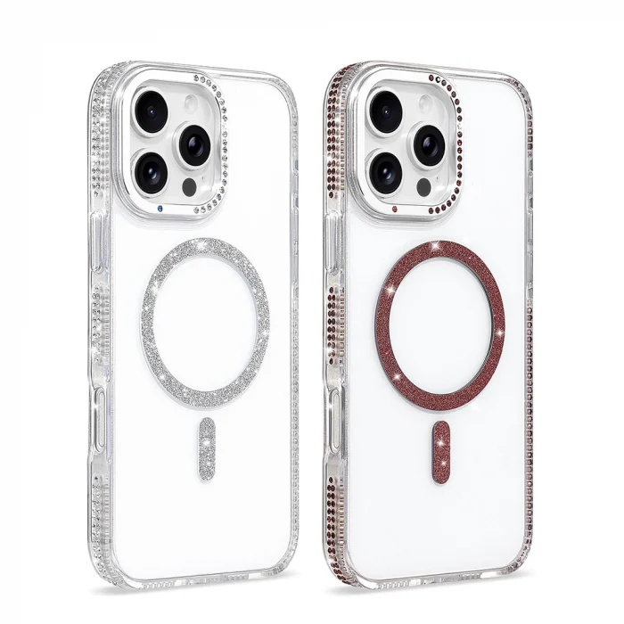 Apple iPhone 16 Pro Max Kılıf M-safe Şarj Özellikli Zore Tera Silikon Kapak