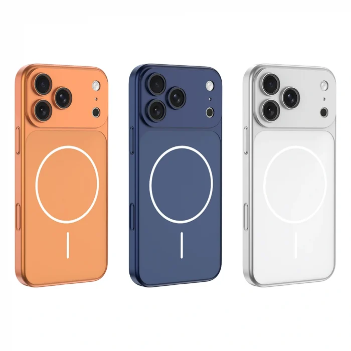 Apple iPhone 16 Pro Max Kılıf Zore M-Safe Şarj Özellikli Kamera Korumalı Spark Kapak