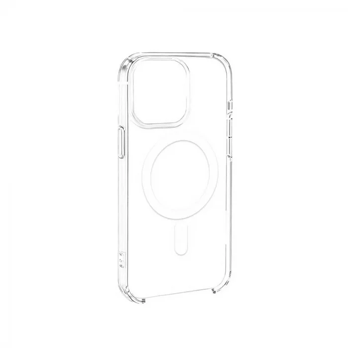 iPhone 16 Pro Max Kılıf Wireless Şarj Özellikli Şeffaf Orjin Kapak