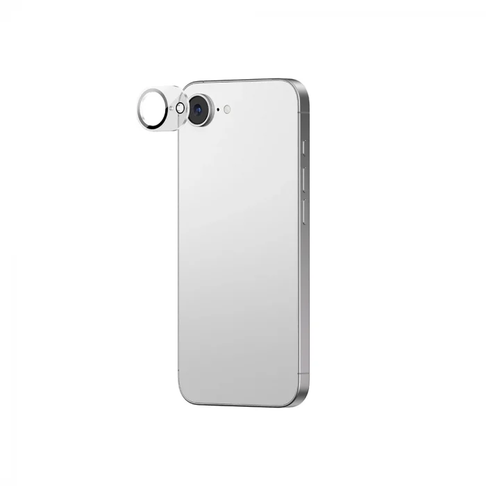 Apple iPhone 16E Amazingthing Anti Reflective Kamera Lens Koruyucu + Kolay Uygulama Aparatlı