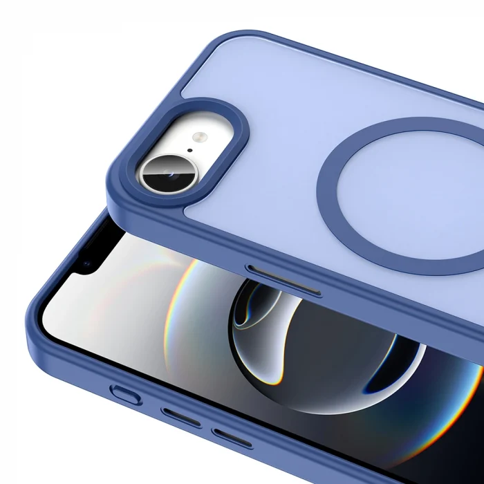 iPhone 16E Kılıf M-safe Şarj Özellikli Mat Arka Yüzey Sio Kapak