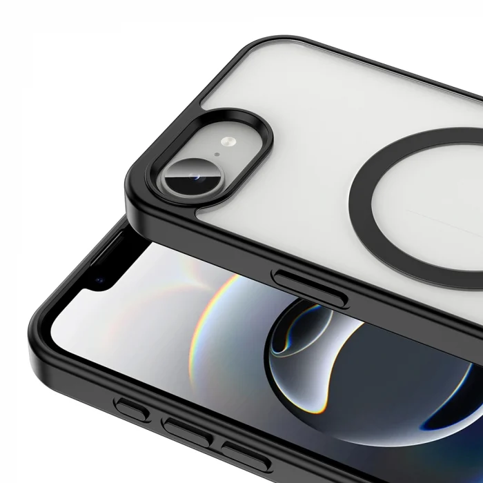 iPhone 16E Kılıf M-safe Wireless Şarj Özellikli Silikon Ege Kapak