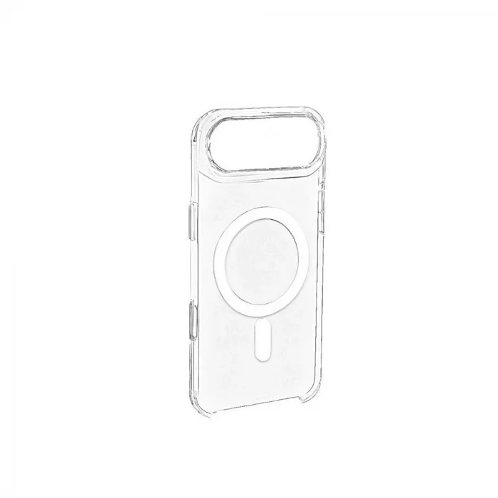 iPhone 17 Air Kılıf IC Çipli Wireless Şarj Özellikli Şeffaf Orjin Kapak