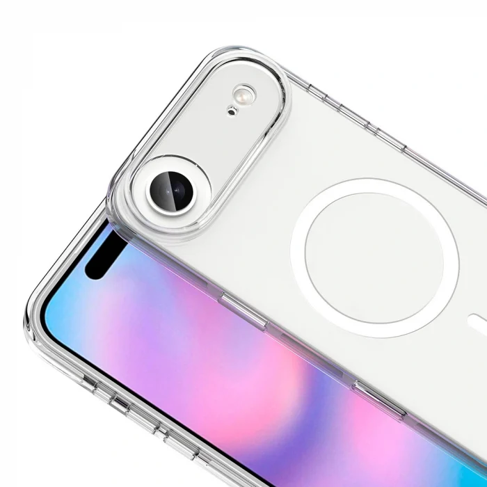 iPhone 17 Air Kılıf M-safe Şarj Özellikli Kamera Korumalı Kripto Kapak