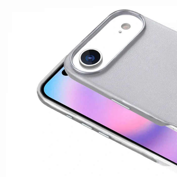 iPhone 17 Air Kılıf M-safe Şarj Özellikli PU Deri Görünümlü Kupra Kapak