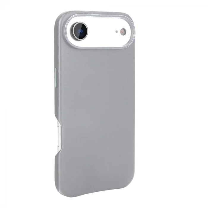 iPhone 17 Air Kılıf M-safe Şarj Özellikli PU Deri Görünümlü Kupra Kapak