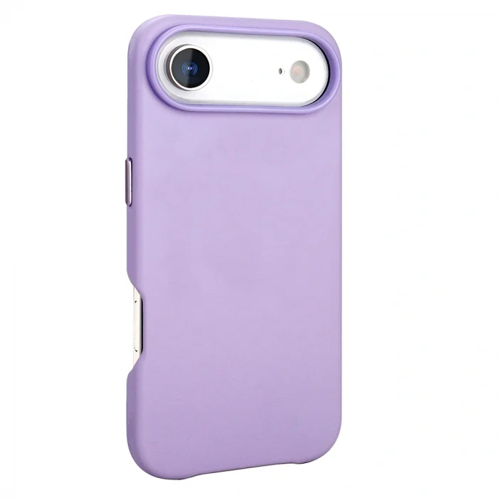 iPhone 17 Air Kılıf M-safe Şarj Özellikli PU Deri Görünümlü Kupra Kapak