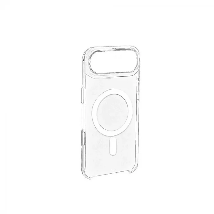 iPhone 17 Air Kılıf Wireless Şarj Özellikli Şeffaf Orjin Kapak