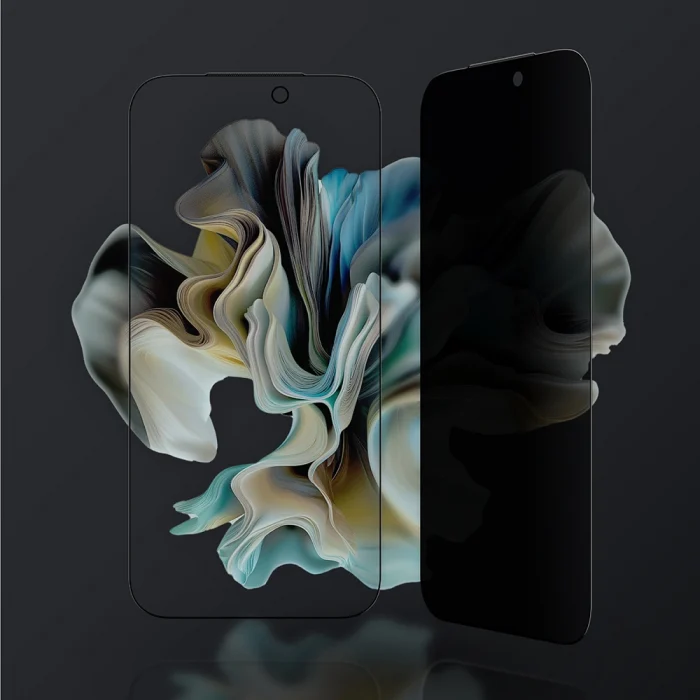 iPhone 17 Amazingthing Titan Privacy Parmak İzi Bırakmayan Temperli Cam Ekran Koruyucu