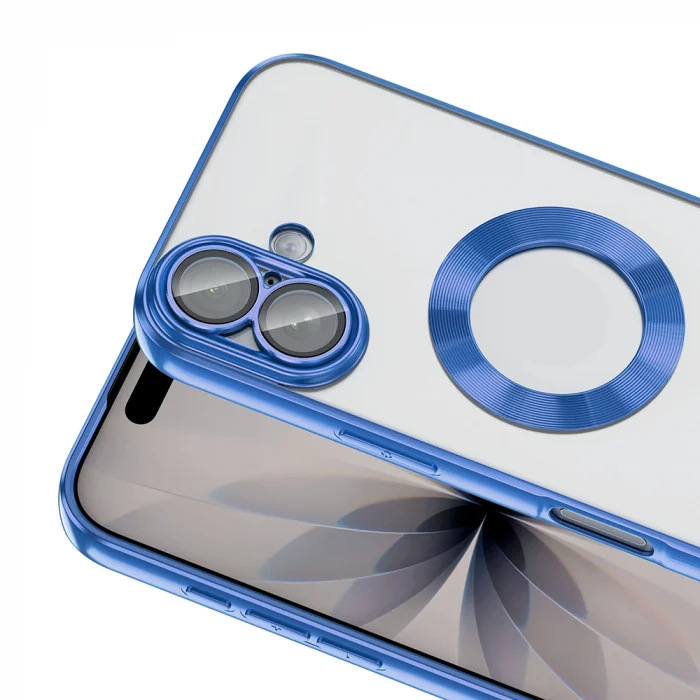 Apple iPhone 17 Kılıf Kamera Korumalı Logo Gösteren Zore Omega Kapak