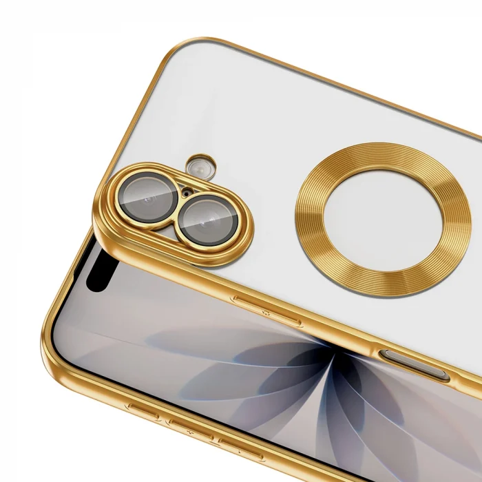 Apple iPhone 17 Kılıf Kamera Korumalı Logo Gösteren Zore Omega Kapak