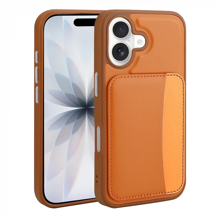 iPhone 17 Kılıf Kartlıklı X-Kart Silikon Kapak