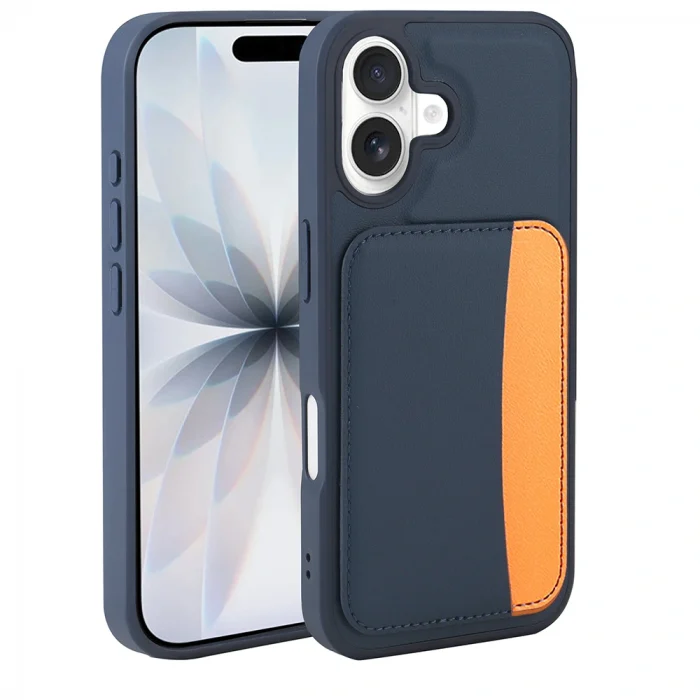 iPhone 17 Kılıf Kartlıklı X-Kart Silikon Kapak