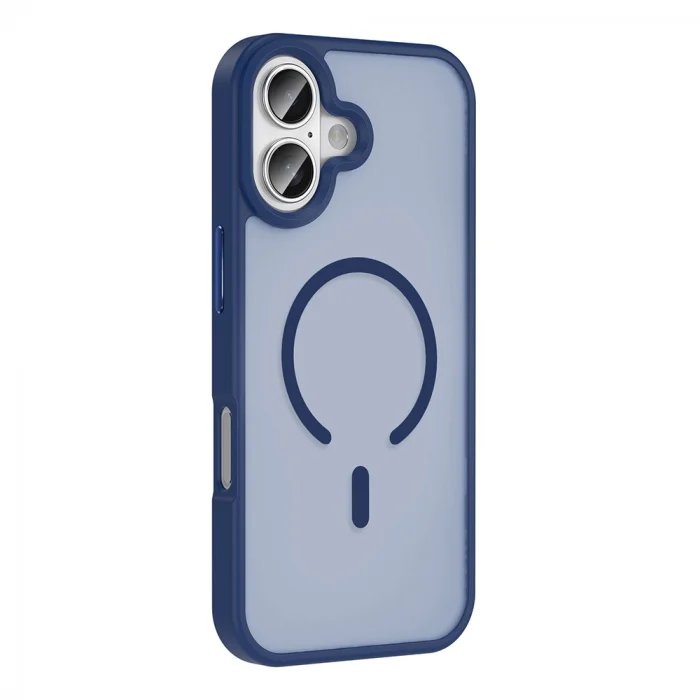 iPhone 17 Kılıf M-safe Şarj Özellikli Mat Arka Yüzey Sio Kapak