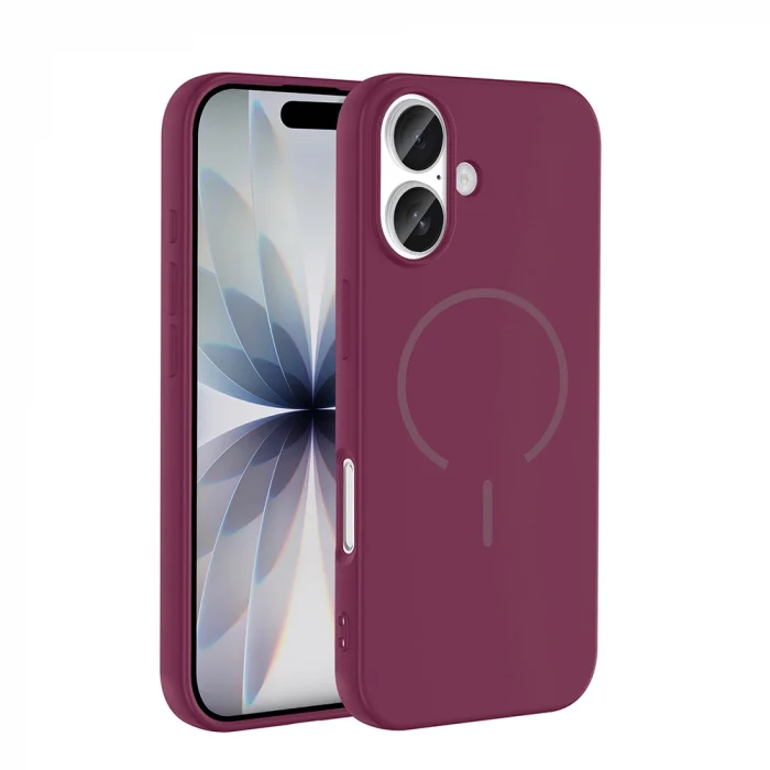 Apple iPhone 17 Kılıf M-safe Şarj Özellikli Zore Meta Kapak