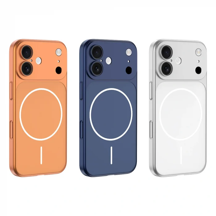 Apple iPhone 17 Kılıf Zore M-Safe Şarj Özellikli Kamera Korumalı Spark Kapak