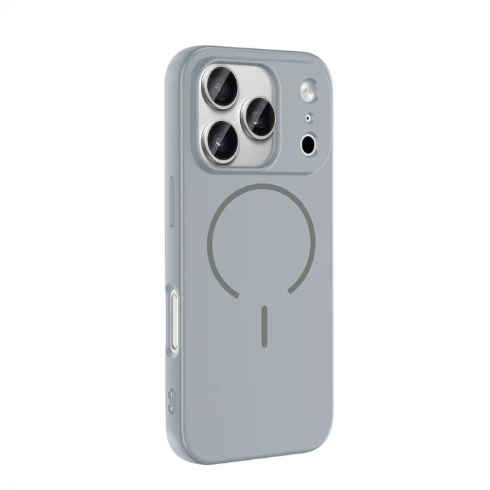 Apple iPhone 17 Pro Kılıf M-safe Şarj Özellikli Zore Meta Kapak