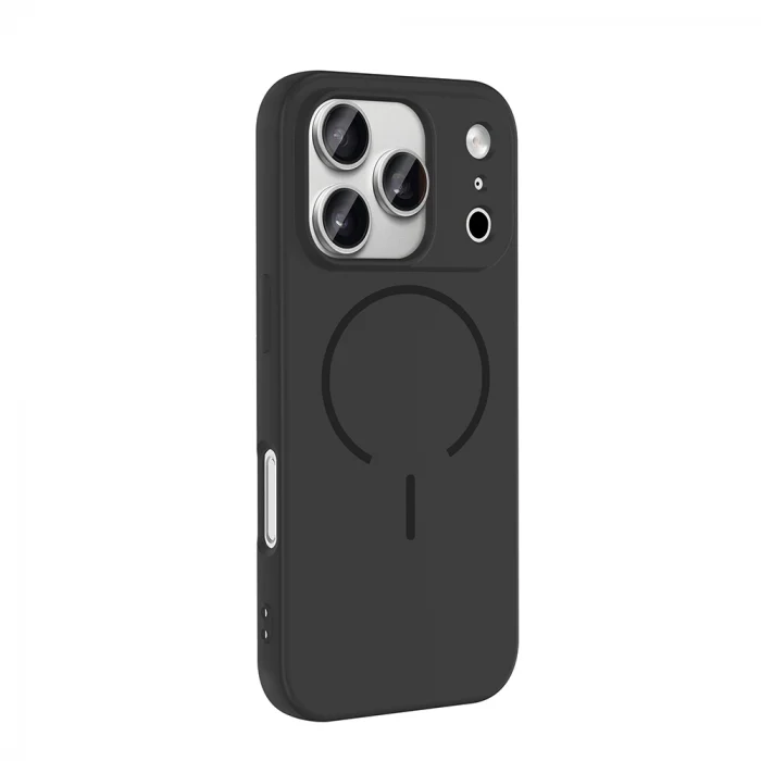 Apple iPhone 17 Pro Kılıf M-safe Şarj Özellikli Zore Meta Kapak