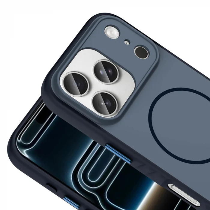 iPhone 17 Pro Kılıf M-safe Şarj Özellikli Tea Kapak