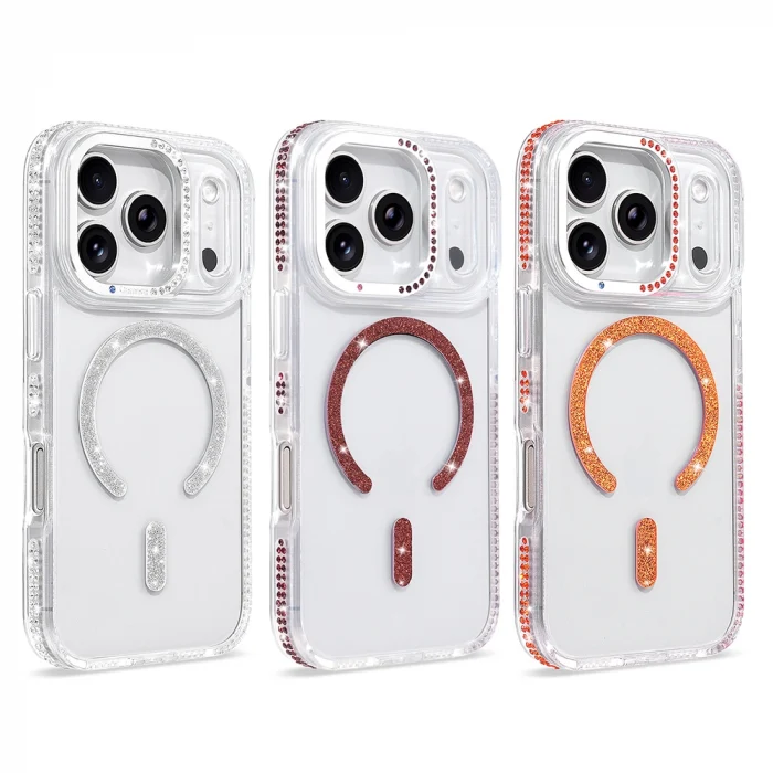 Apple iPhone 17 Pro Kılıf M-safe Şarj Özellikli Zore Tera Silikon Kapak