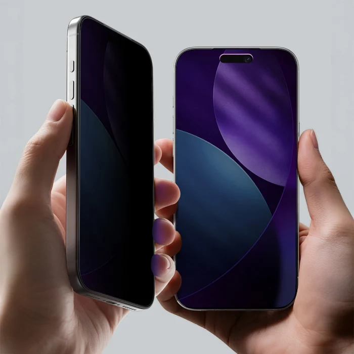 iPhone 17 Pro Max Amazingthing Titan Privacy Parmak İzi Bırakmayan Temperli Cam Ekran Koruyucu