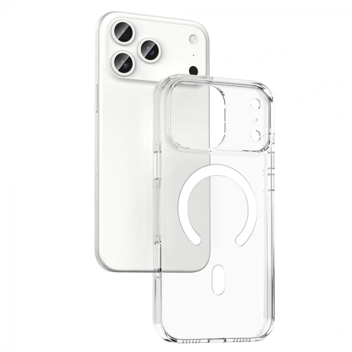 iPhone 17 Pro Max Kılıf M-safe Şarj Özellikli Kamera Korumalı Kripto Kapak